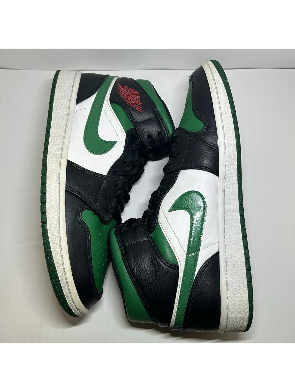 Air Jordan 1 Mid Green Toe 2019 - Size 10 - (554724-067)